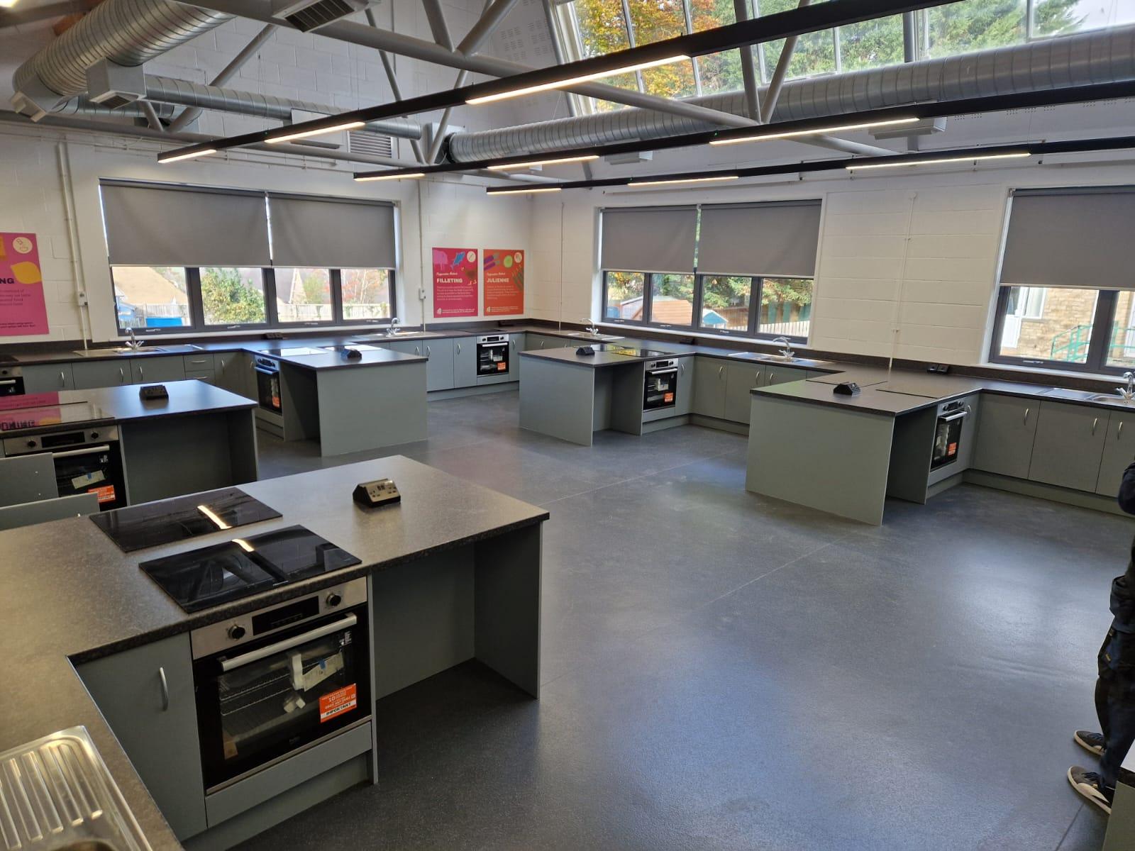 Power & Control School Cooking Classroom Fitout